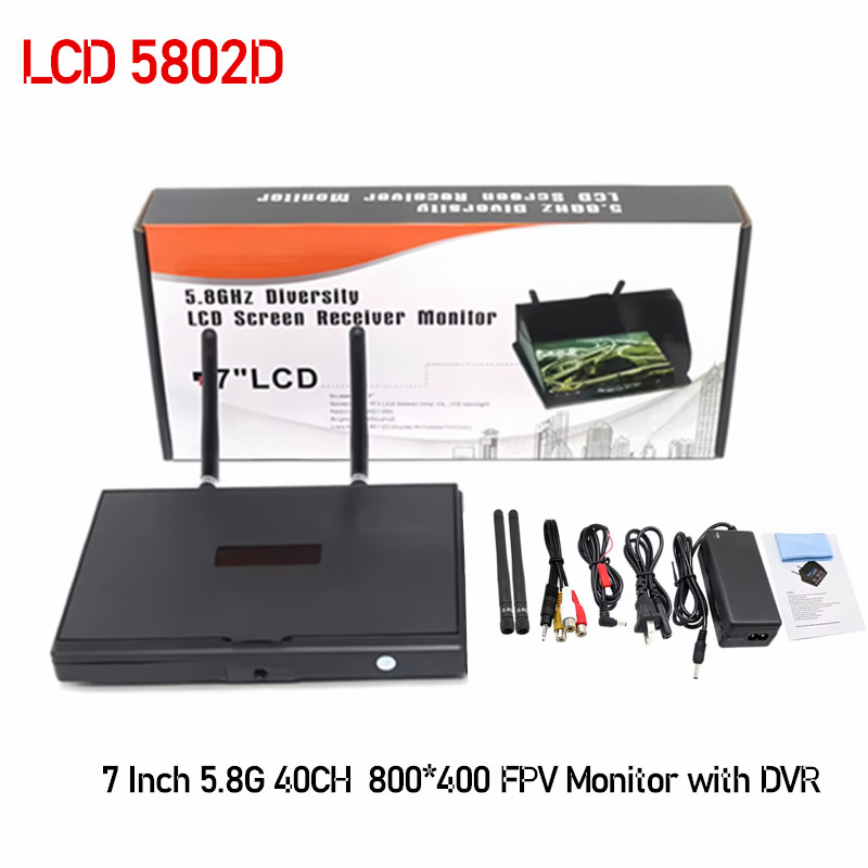 5.8G FPV DVR LS5802D, Monitor  - Drone Controller Screen ulasan dan harga